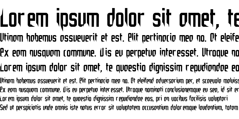 Example font Desctructura #1