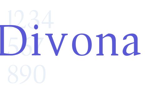 Example font Divona #1
