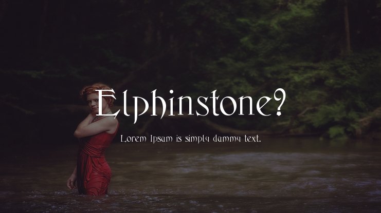 Elphinstone Font