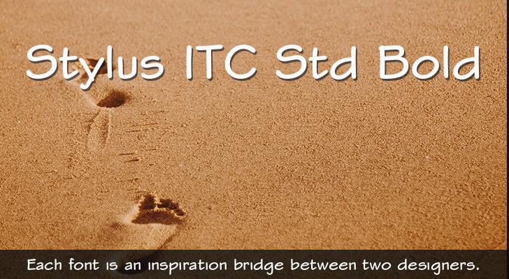 Example font Stylus ITC #1