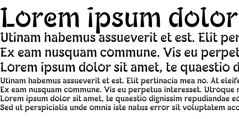 Example font Typados ITC #1