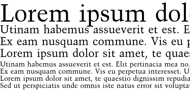 Example font Hauteclaire #1