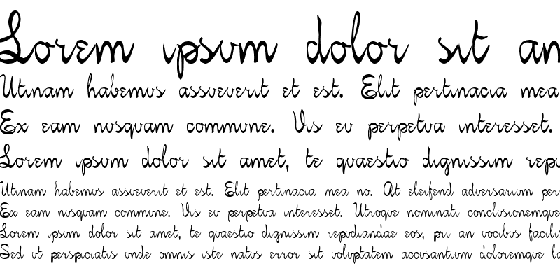 Example font Iphegenia #1