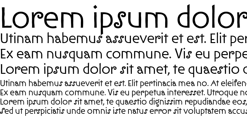 Example font Ironwork ITC #1