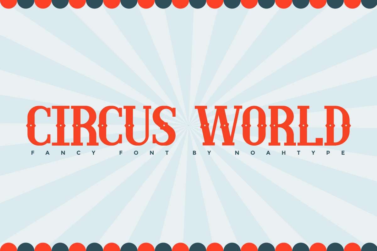 Example font Circus World #1