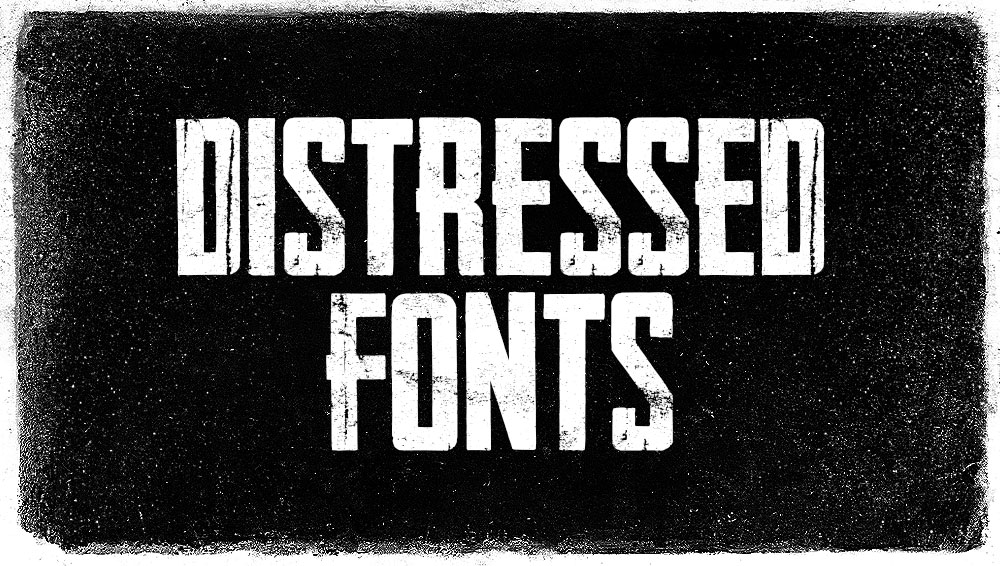 Distressed Font