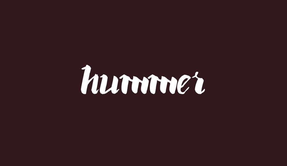 Example font Hummer #1