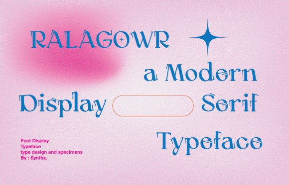 Example font Ralagowr #1