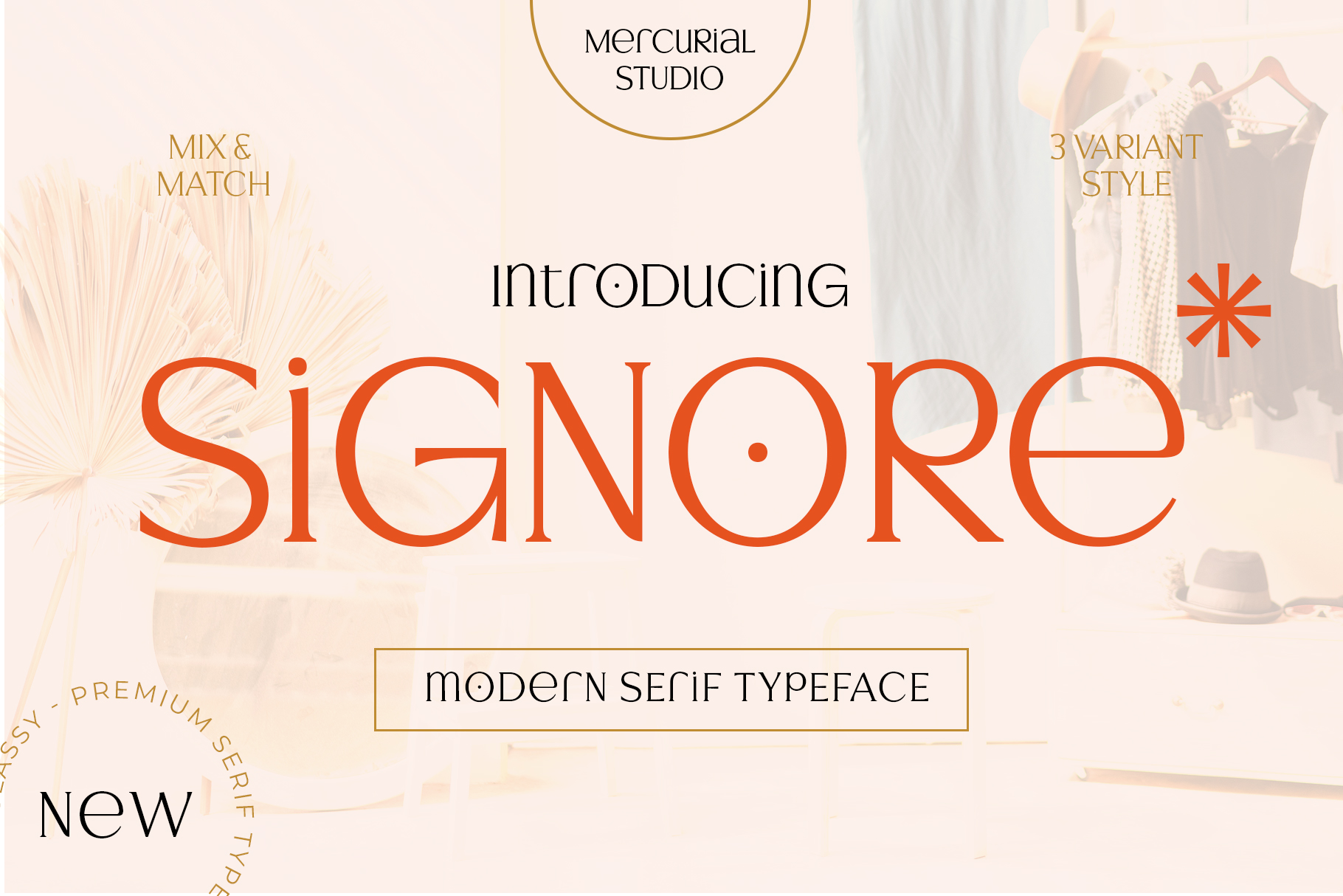 Example font Signore Serif Typeface #1