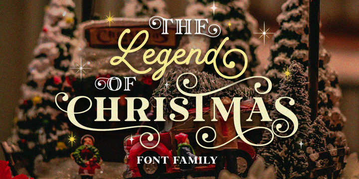 Example font Legend Of Christmas #1