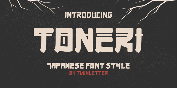 Example font Toneri #1