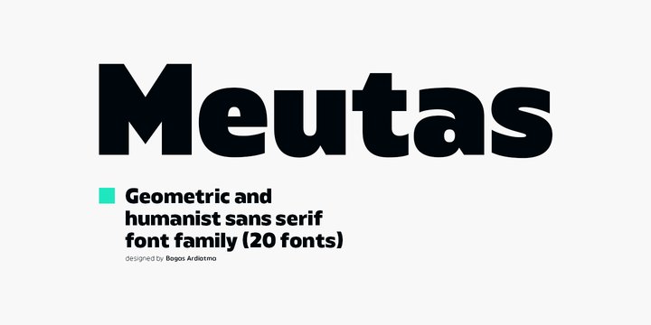 Example font Meutas #1
