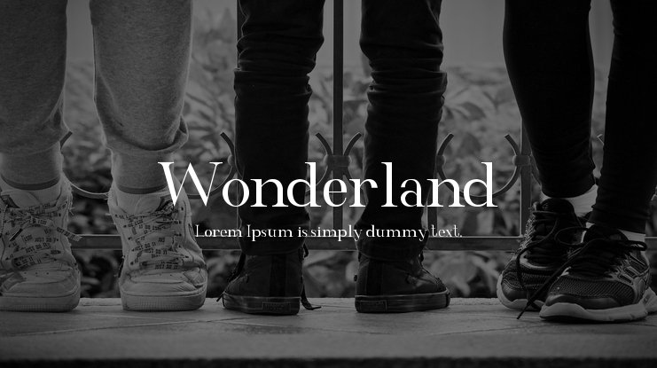 Example font Wonderland #1