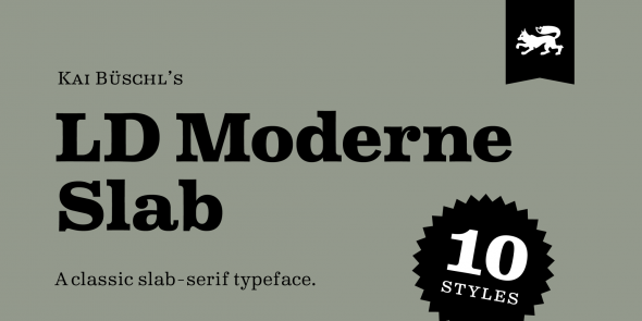 LD Moderne Slab Font