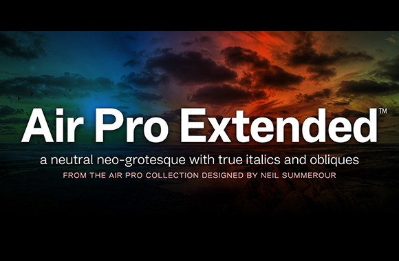 Air Pro Extended Font