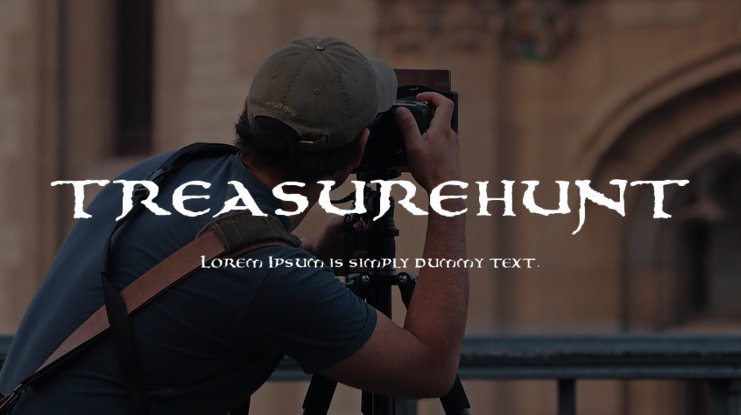 Example font Treasurehunt #1