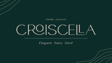 Example font Croiscella #1