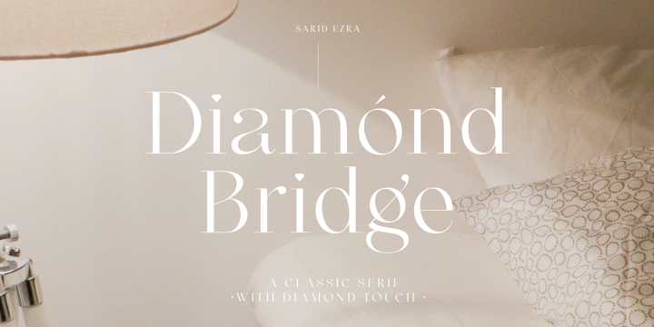 Example font Diamond Bridge #1