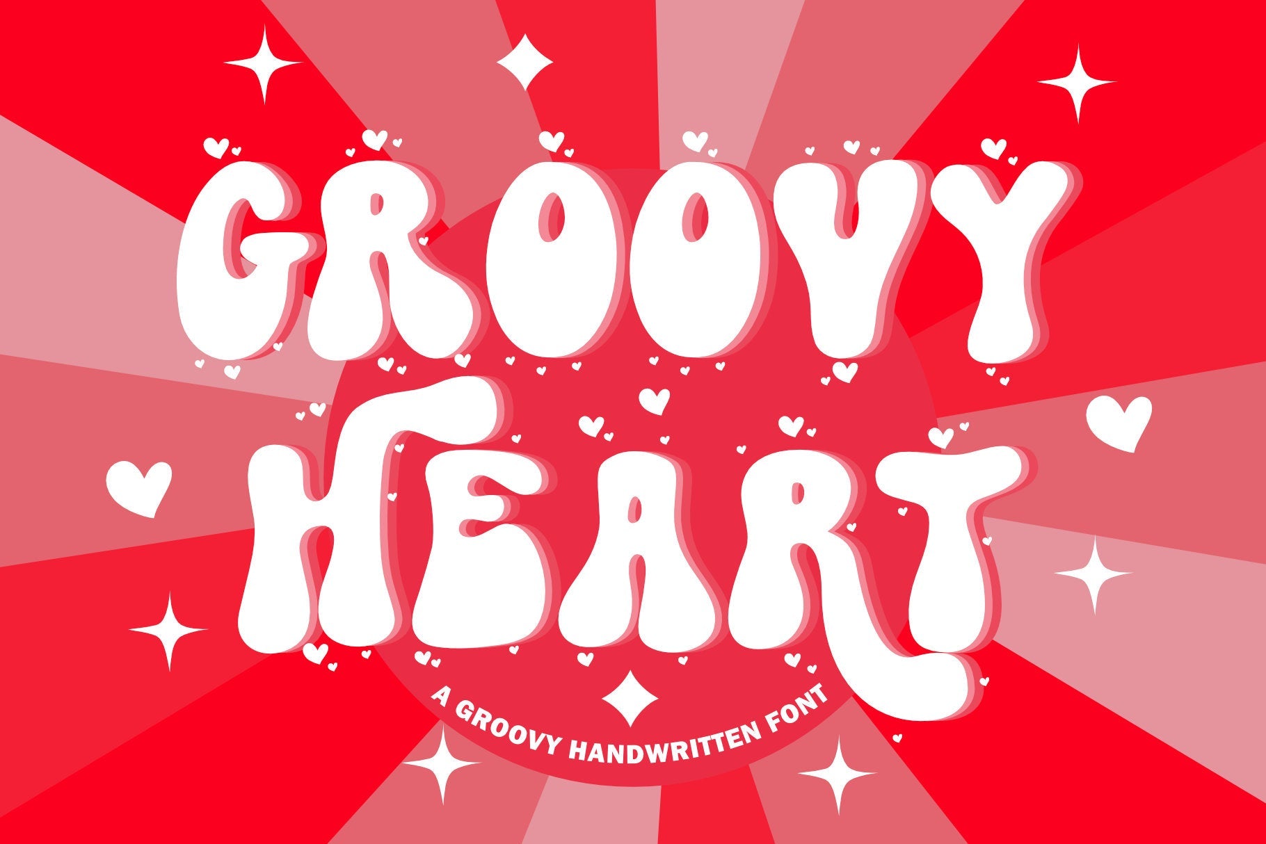 Example font Groovy Heart #1