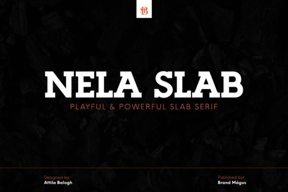 Example font Nela Slab #1