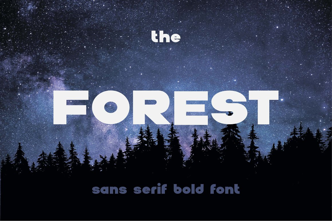 Example font Forest #1