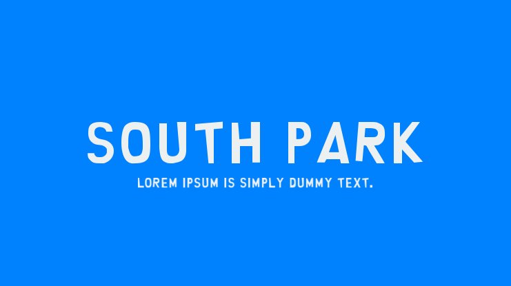 South Park Font