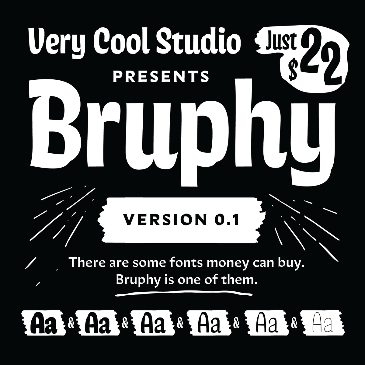 Example font Bruphy #1