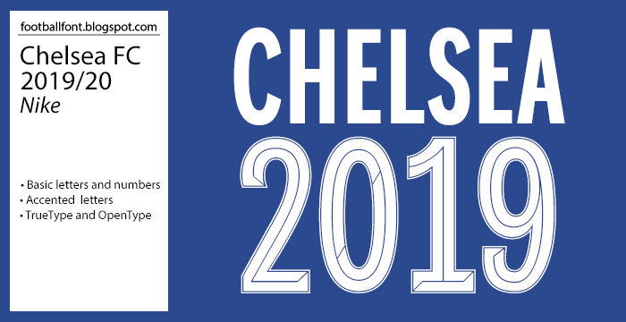 Example font Chelsea 19-20 #1