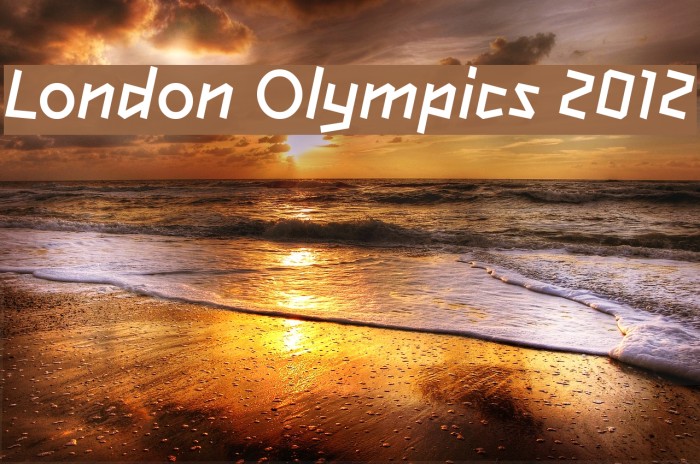 London Olympics 2012 Font