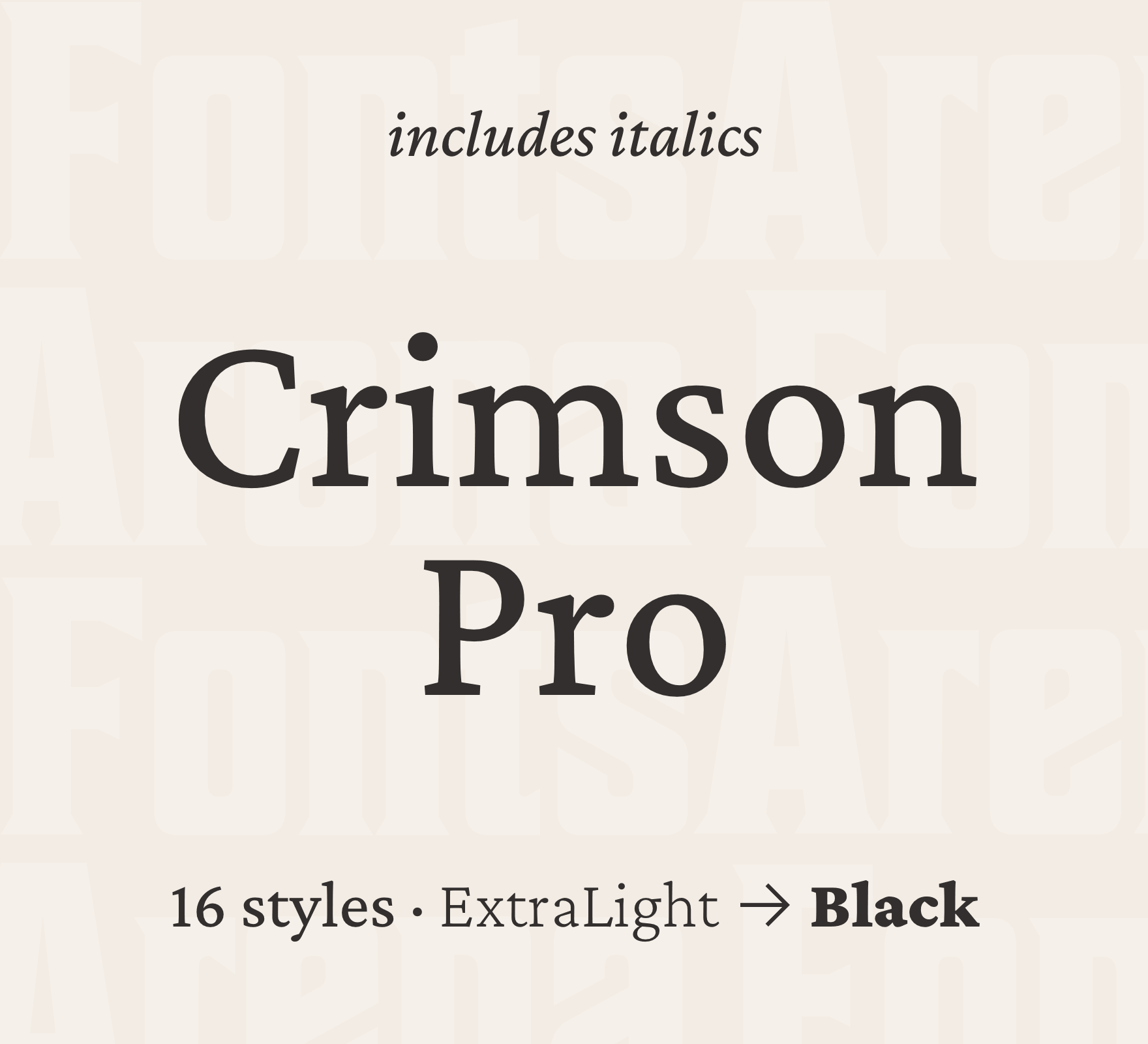 Example font Crimson Pro #1
