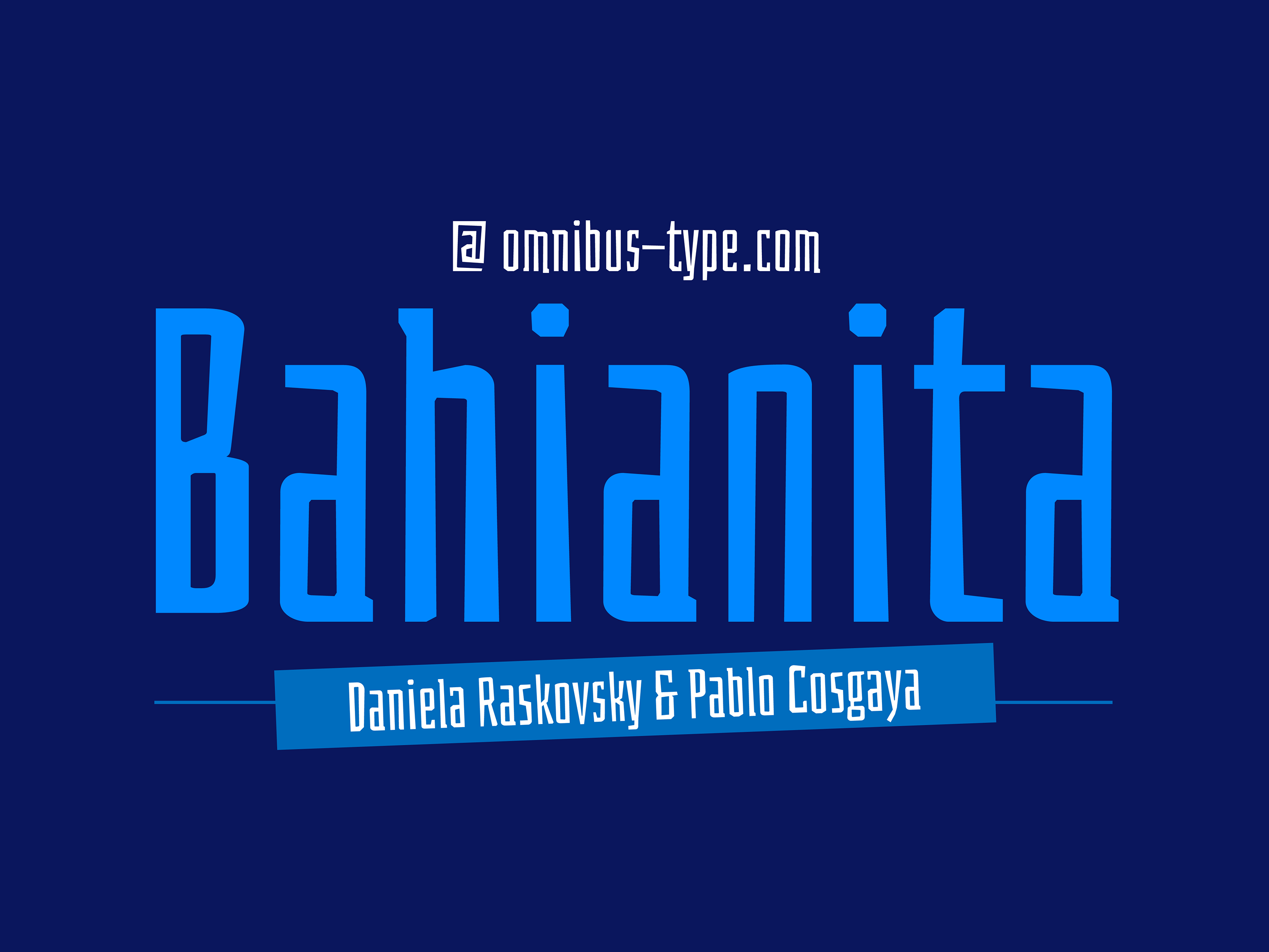 Example font Bahianita #1