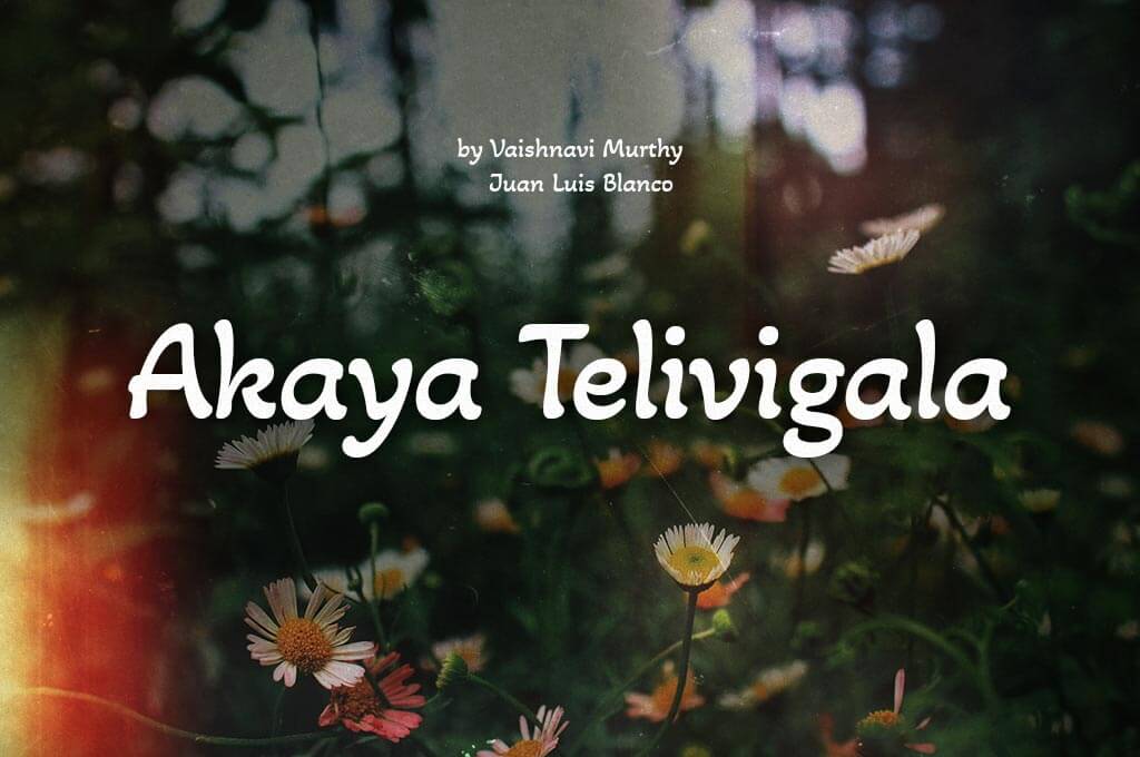 Akaya Telivigala Font