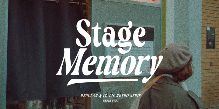 Example font Stage Memory #1