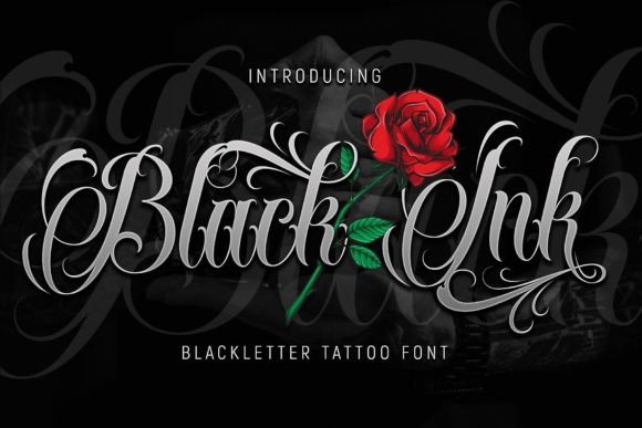 Black Ink Font