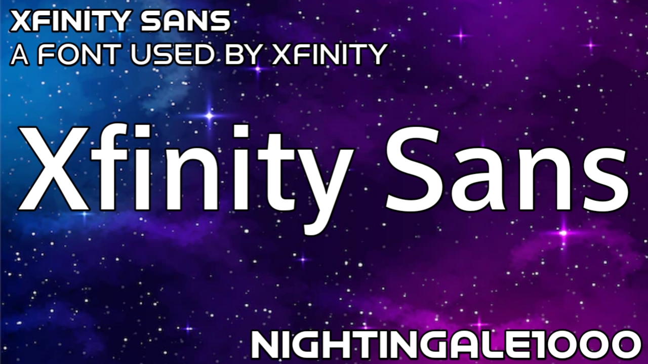 Xfinity Sans Font