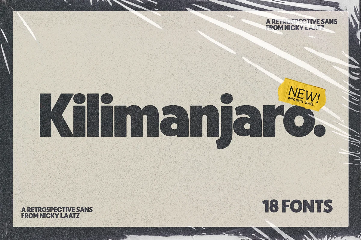 Example font Kilimanjaro Sans #1