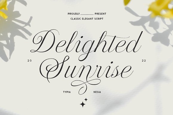 Delighted Sunrise Font