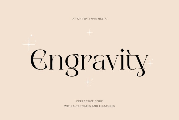 Engravity Font