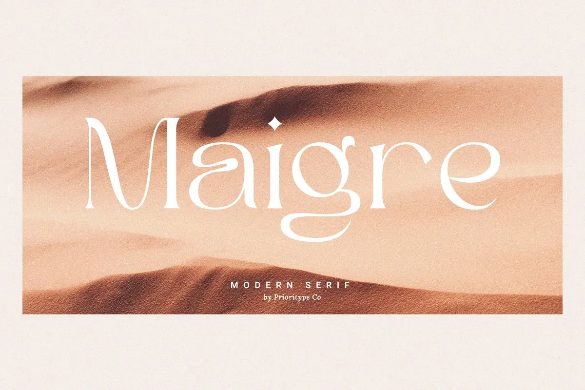 Example font Maigre #1
