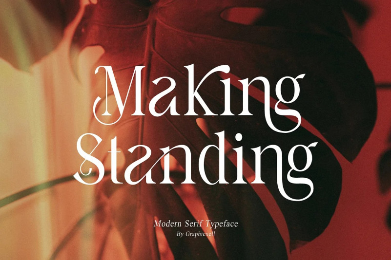 Example font Making Standing #1