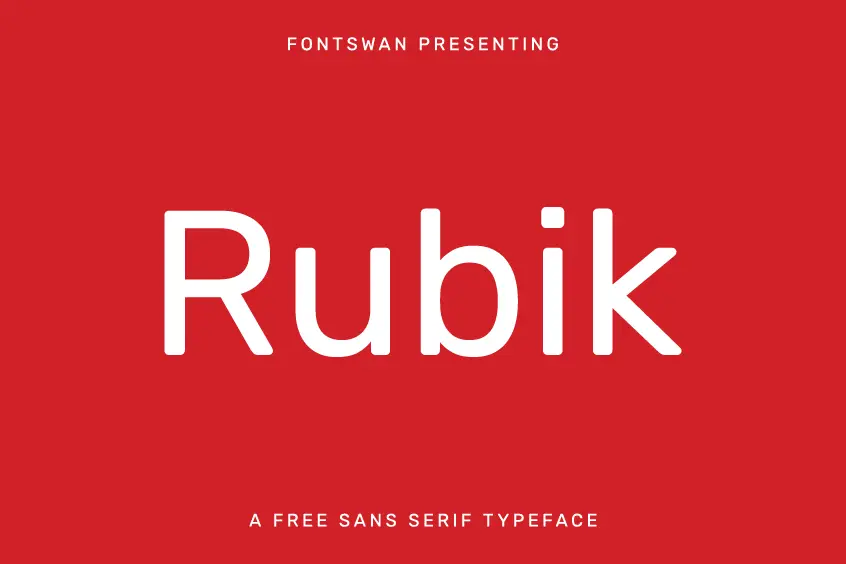 Rubik Distressed Font