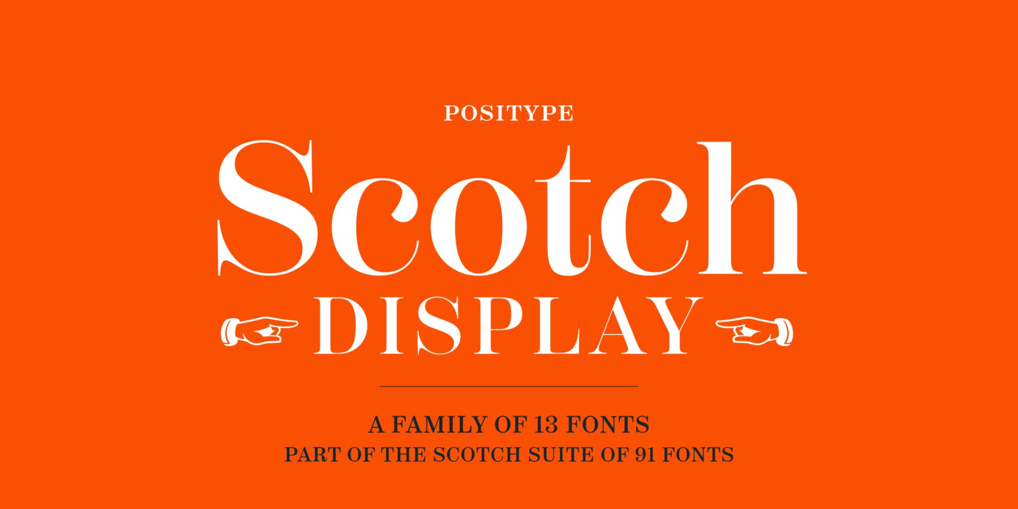 Example font Scotch Genovese Display #1