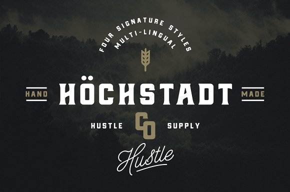 Example font Hochstadt #1