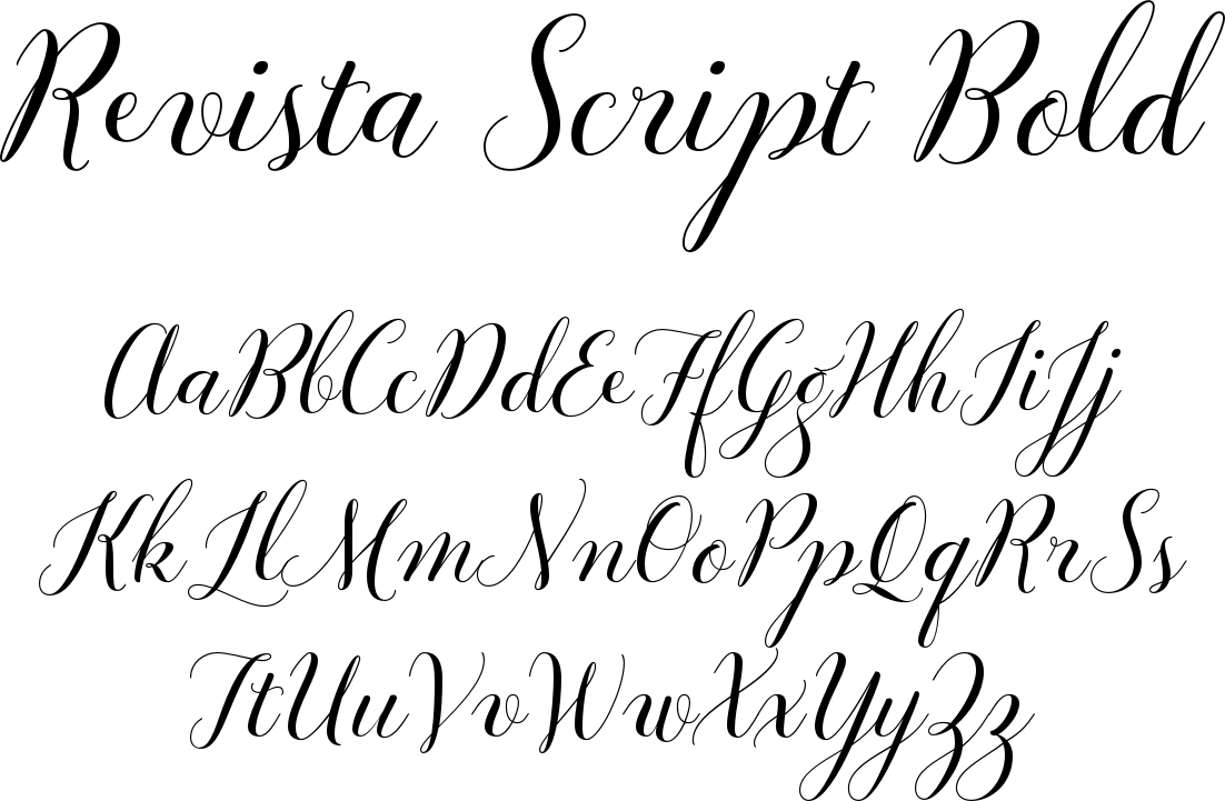 Revista Script Font