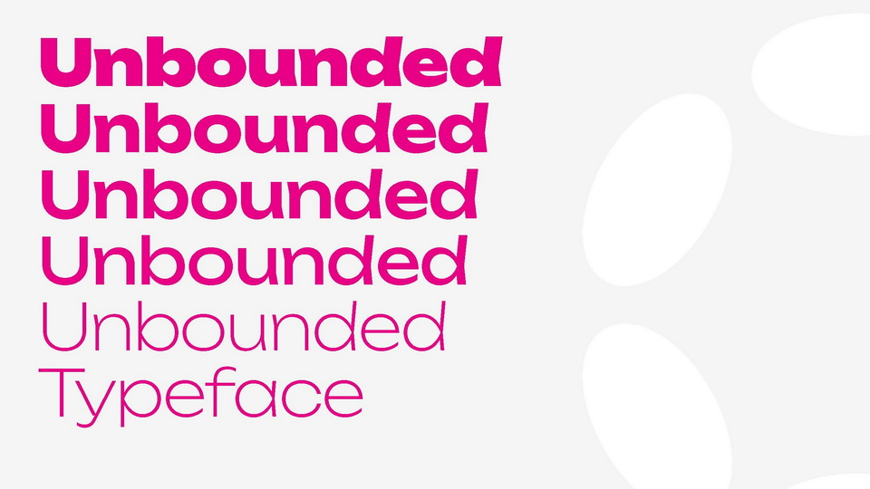 Unbounded Font