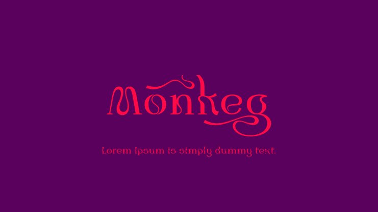 Monkeg Font