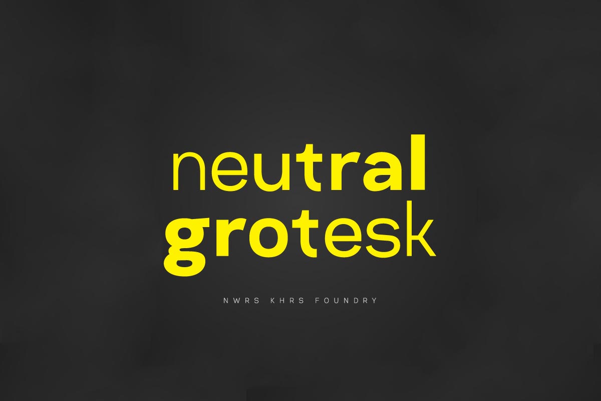 Example font Neutral Grotesk #1