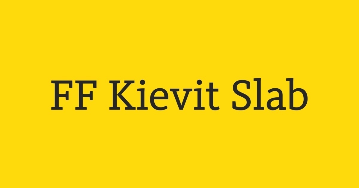 Kievit Pro Font