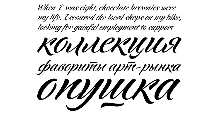 Example font Klementina #1