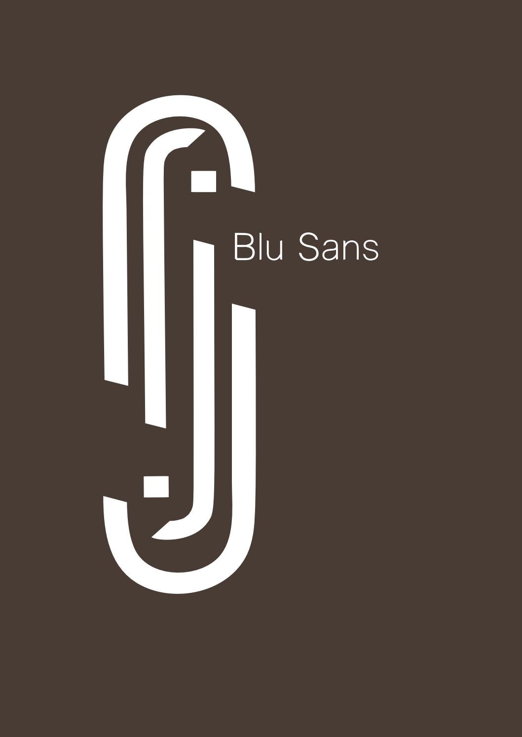 Blu Sans Font